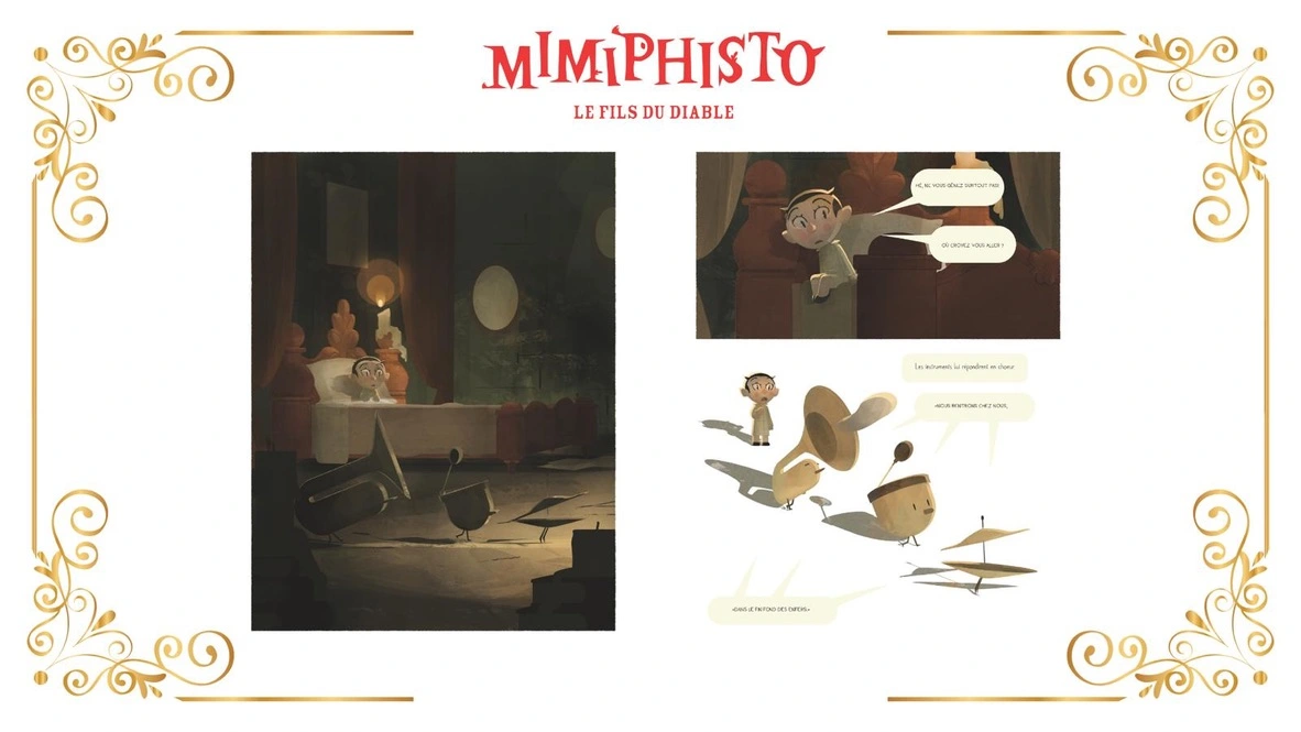 Planches de Mimiphisto, le fils du diable